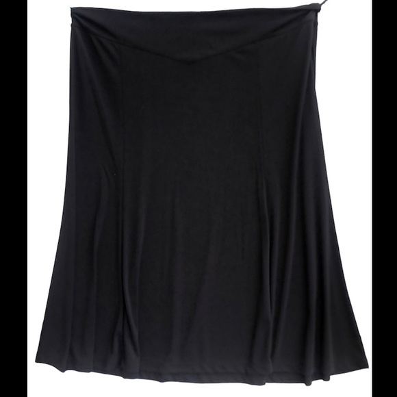 I. e. Woman classic black midi skirt 24W - Picture 1 of 5